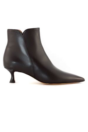 Dark brown calf leather ankle boots MARA BINI | W231109TMORO